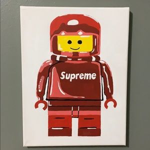 Supreme LEGO Man Painting
